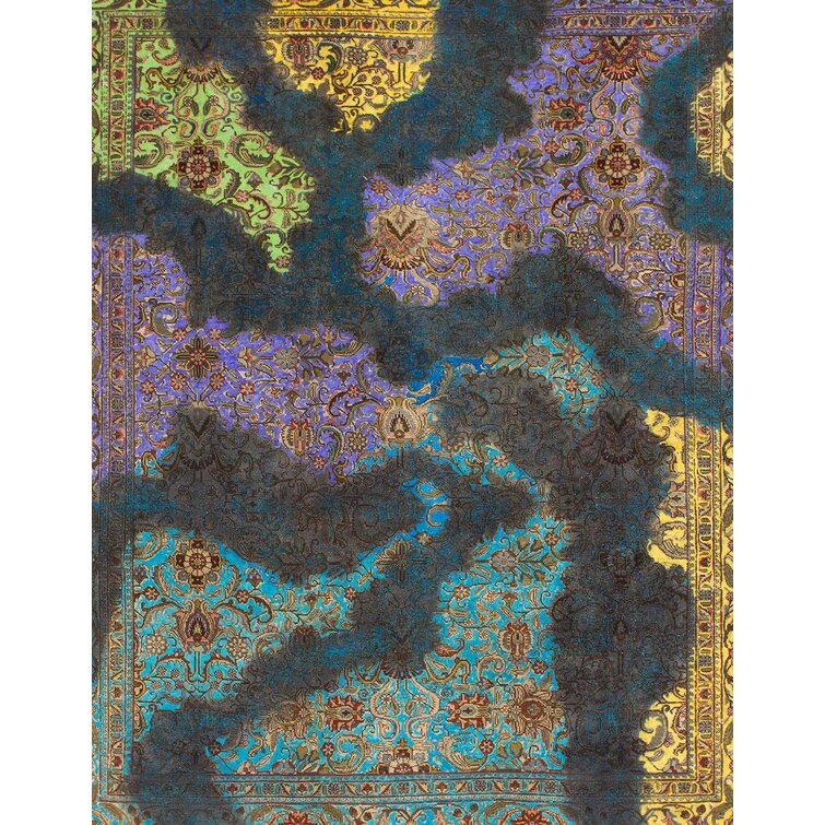 East Urban Home Crystella Abstract Area Rug in Multi | Wayfair